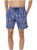 Men's Paisley Swim Shorts In Blue
