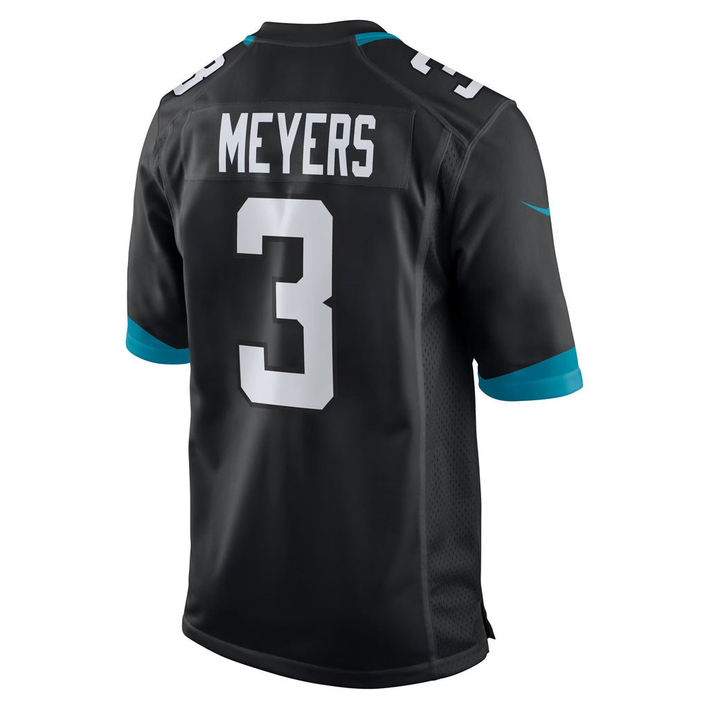 Jacksonville Jaguars Jakobi Meyers Black Alternate Game Jersey