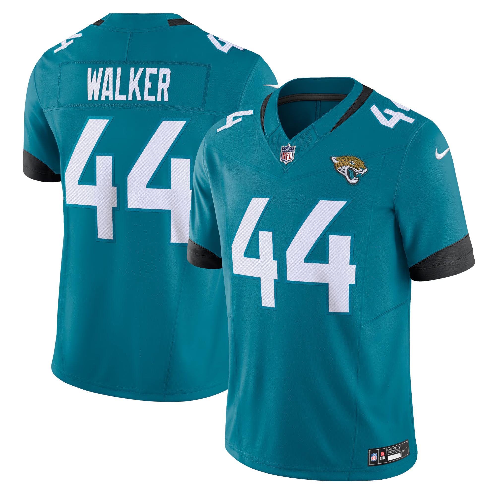 Jacksonville Jaguars Travon Walker Teal Vapor F.U.S.E. Limited Jersey