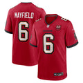 Tampa Bay Buccaneers Baker Mayfield Red 50th Season Team Game Jersey