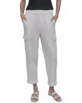 DKNY Midrise Relaxed Cargo Pant With Elasticated Waistband