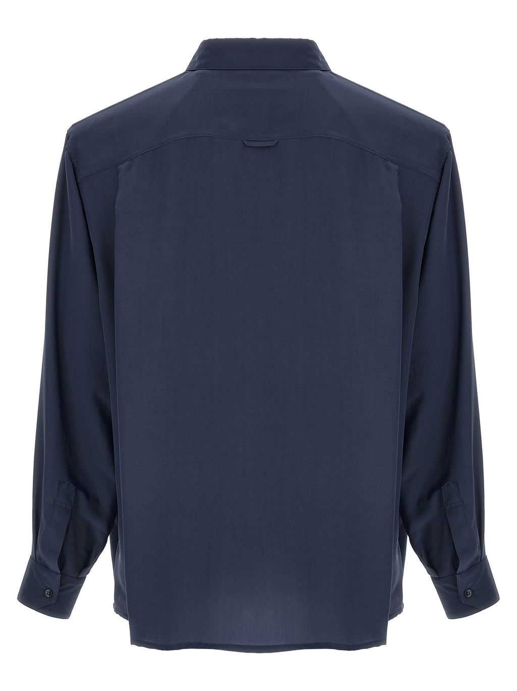 Saint Laurent Men Viscose And Silk Shirt