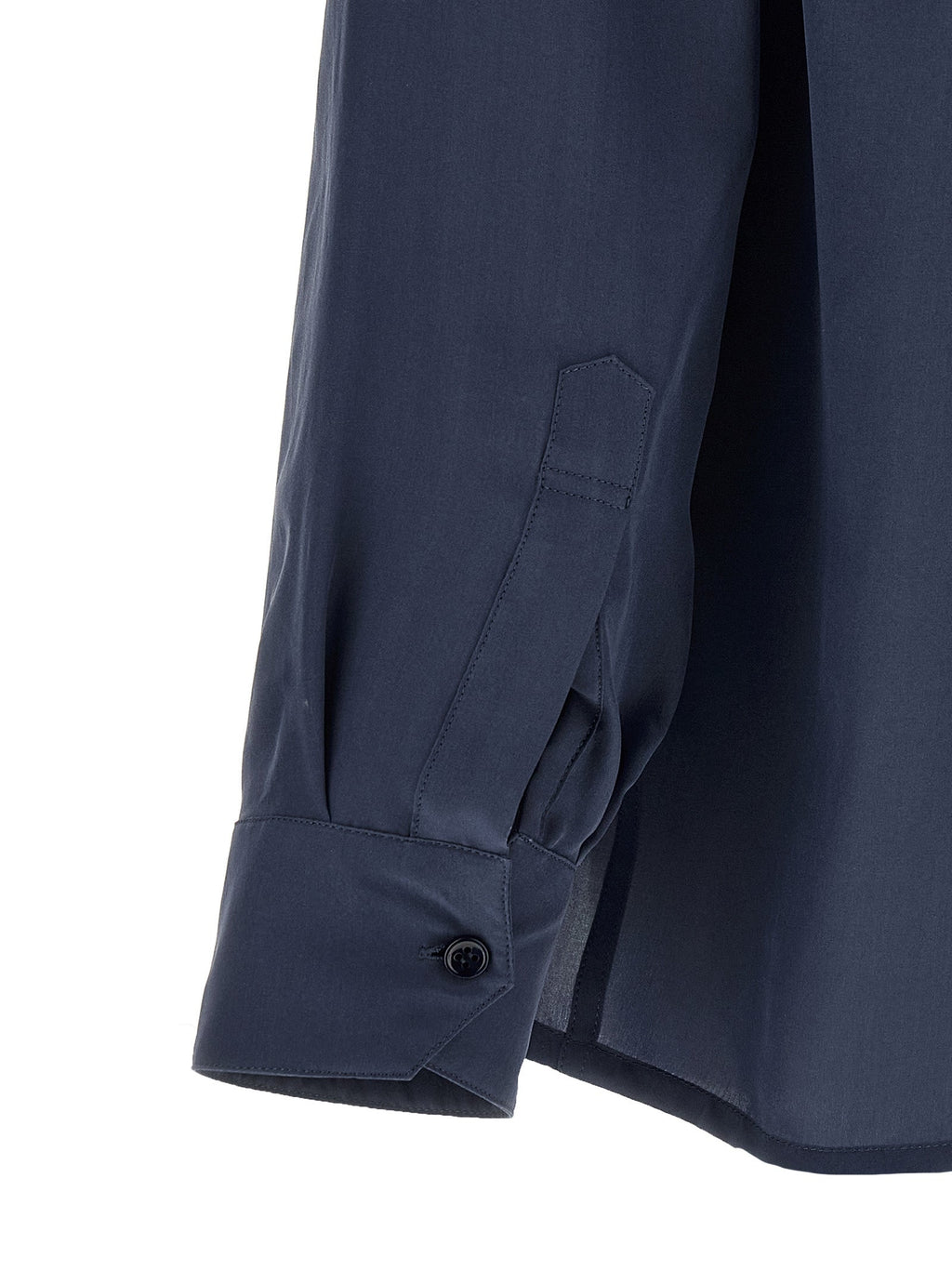 Saint Laurent Men Viscose And Silk Shirt