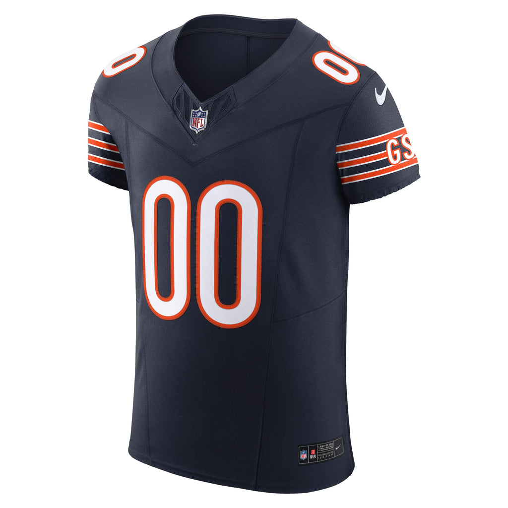 Chicago Bears Navy Vapor F.U.S.E. Elite Custom Jersey
