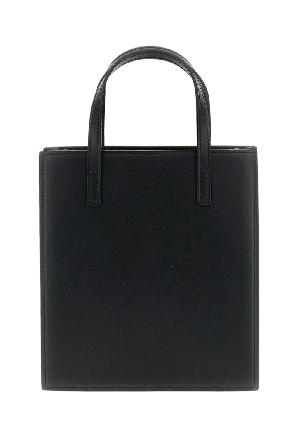 Black Pocket M Leather Bag
