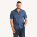 Nautica Big & Tall Printed Short-Sleeve Camp Shirt