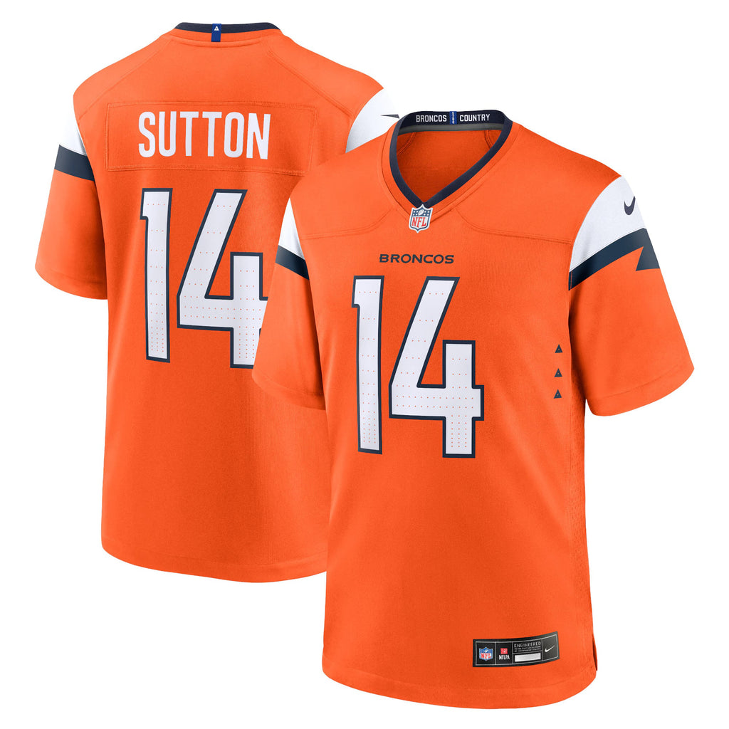 Denver Broncos Courtland Sutton Orange Mile High Collection Game Jersey