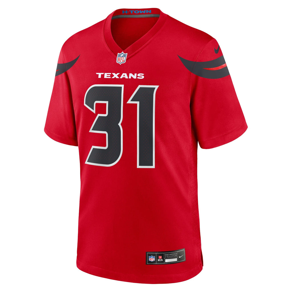 Houston Texans Dameon Pierce Red Alternate Game Jersey