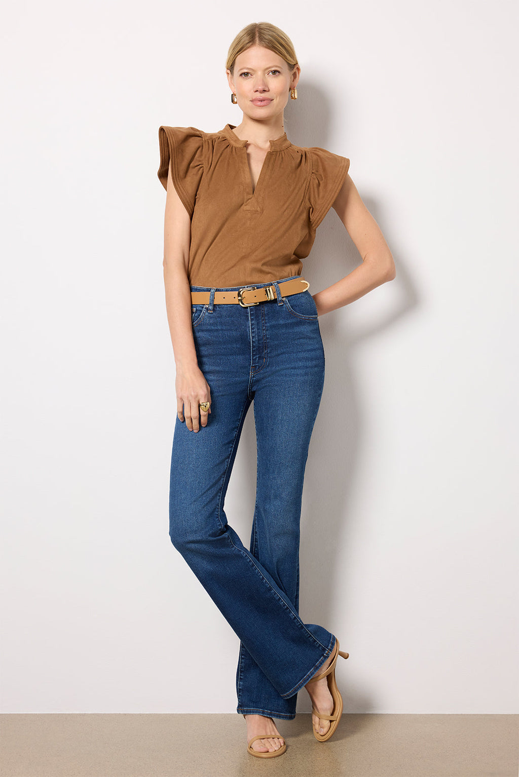 Women's Nell Flutter Top