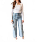 Effortless Angle Top In Ivory
