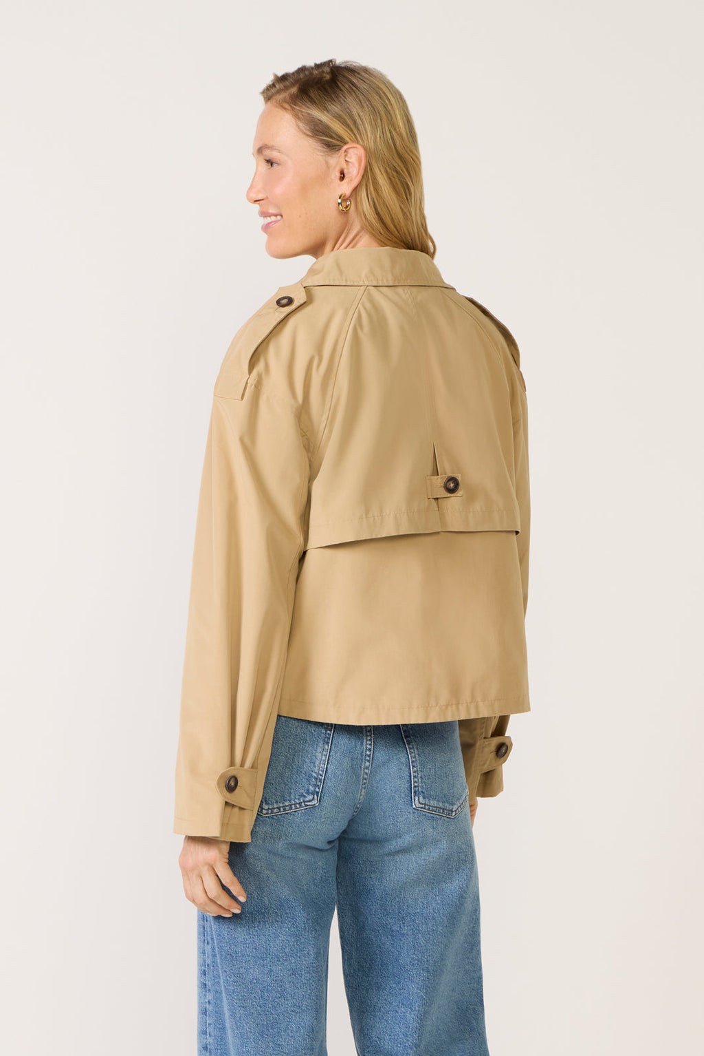 Women's Benny Cropped Trench Jacket