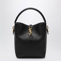Saint Laurent Le 37 Bucket Bag In Black Grained Leather Women