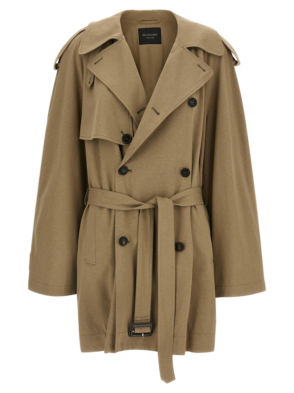 Balenciaga Women Cotton Trench Coat