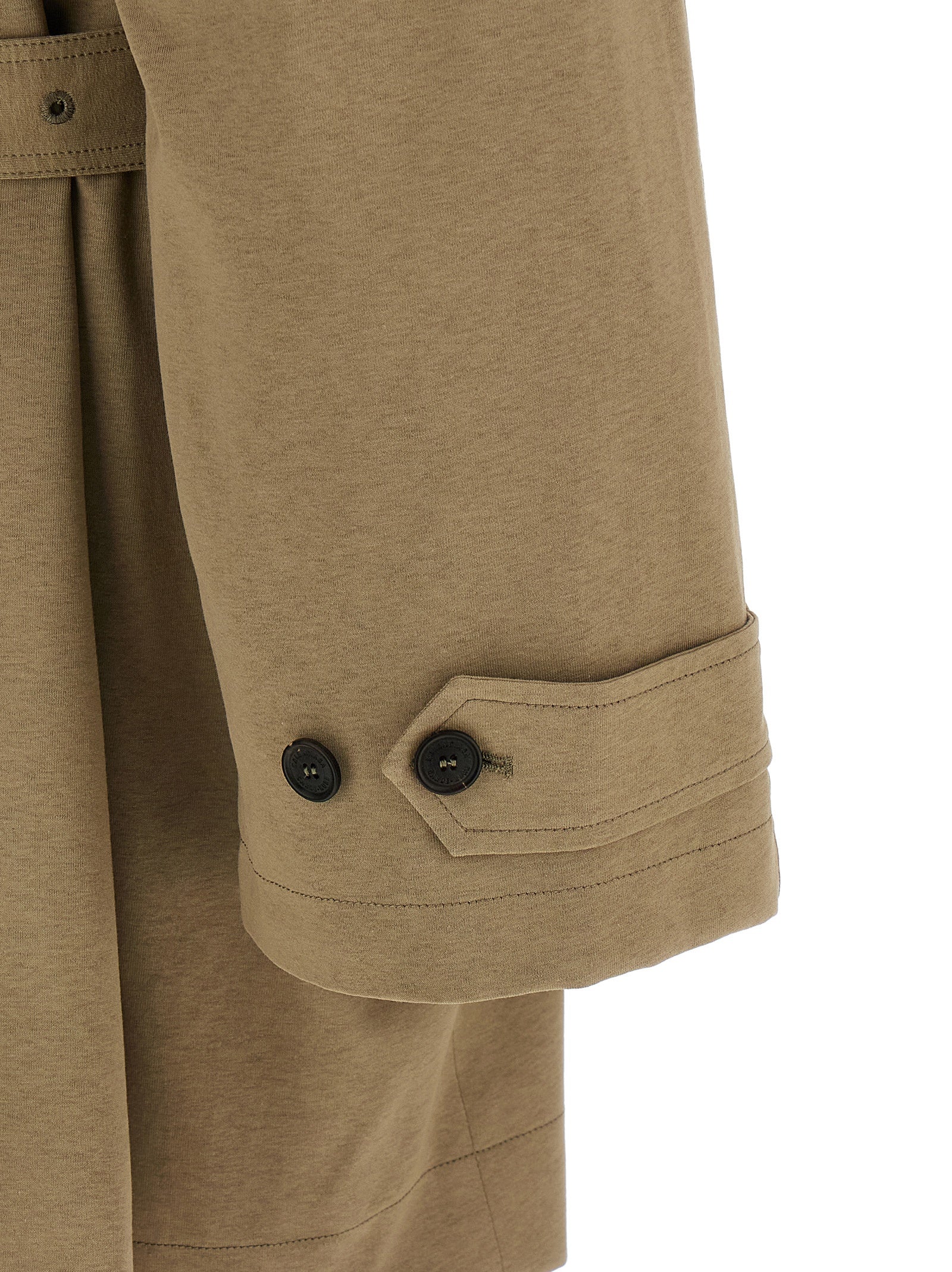 Balenciaga Women Cotton Trench Coat
