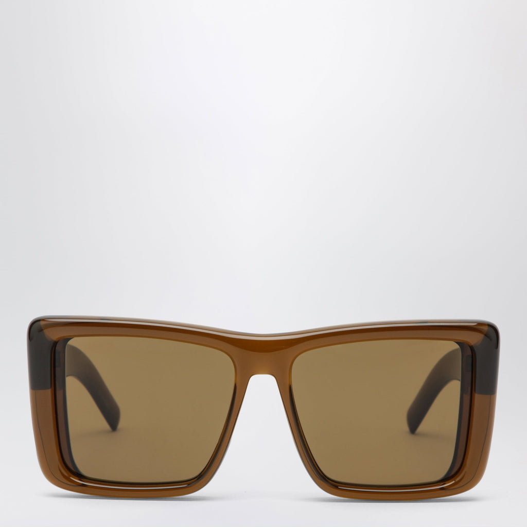 Saint Laurent Sl 900 Howl Square Sunglasses In Khaki Women