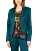Stretch Faille Jacket In Spruce