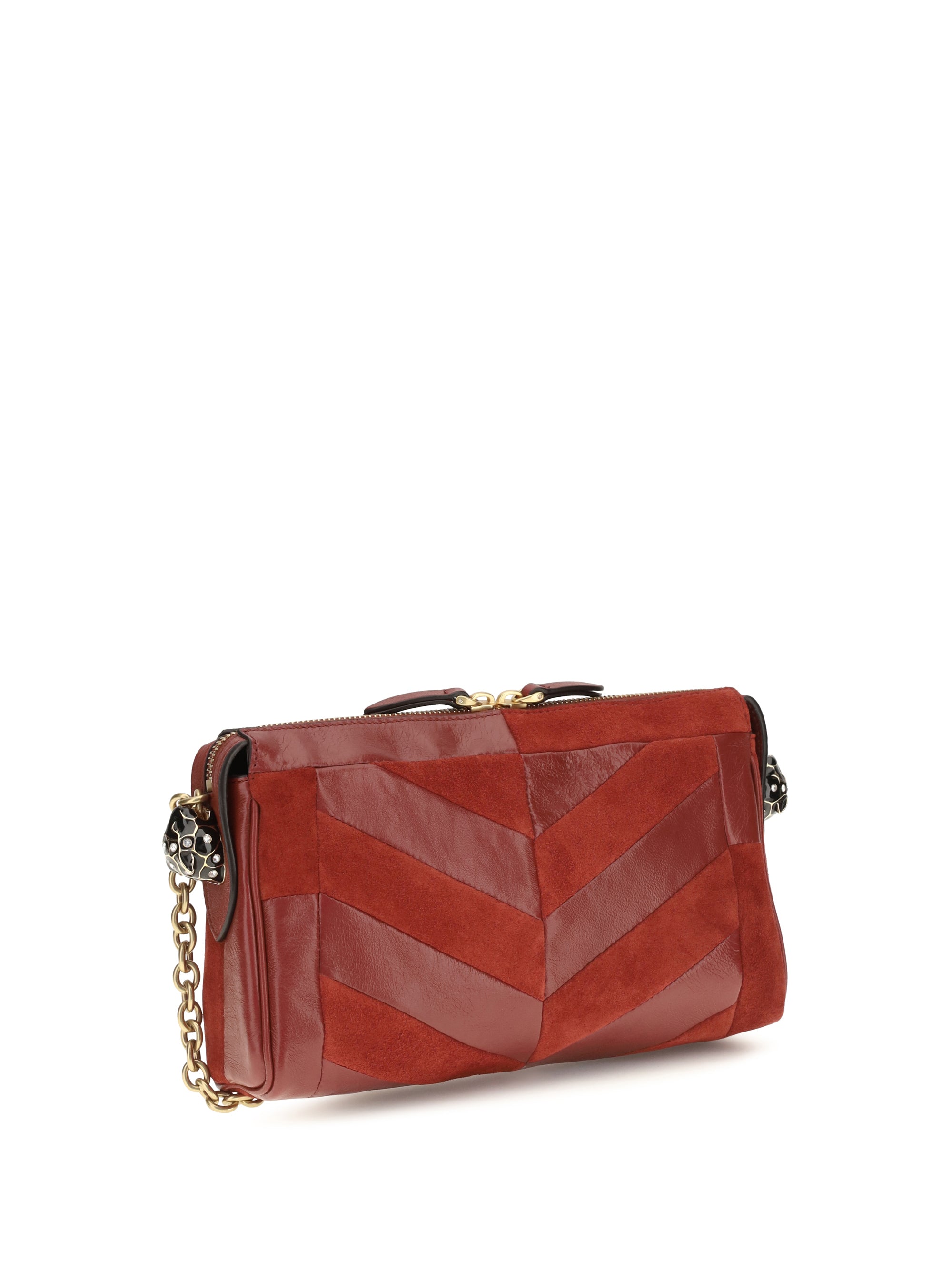 Valentino Garavani Women Panthea Shoulder Bag Chevron Pattern