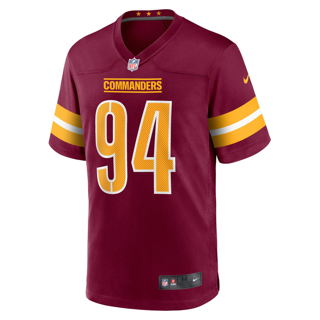 Washington Commanders Daron Payne Burgundy Player Game Jersey