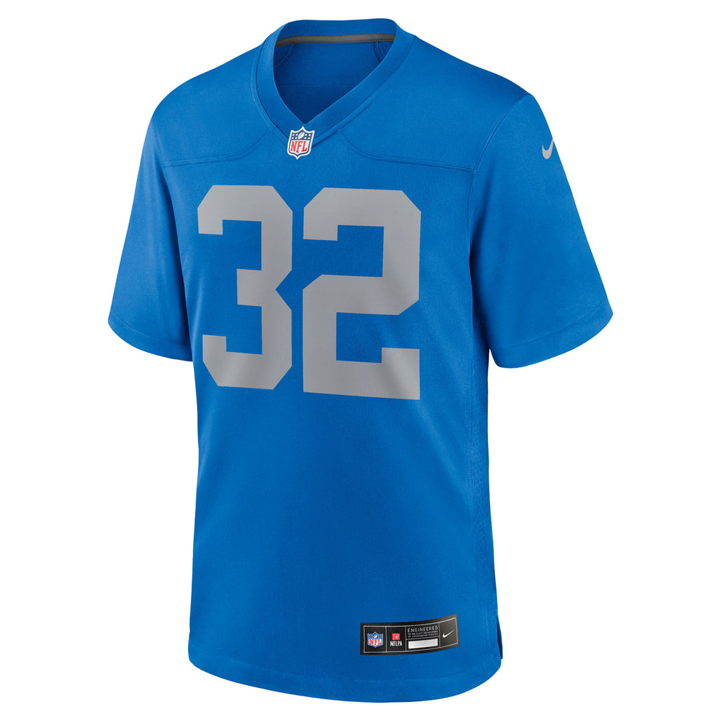 Detroit Lions Brian Branch Blue Alternate Game Jersey
