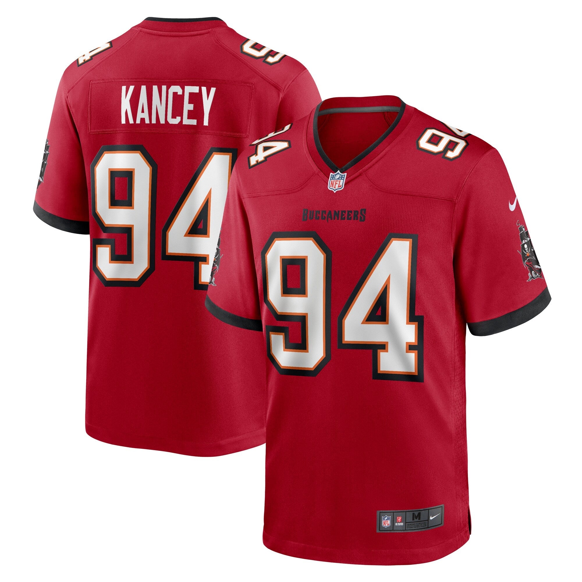 Tampa Bay Buccaneers Calijah Kancey Red Game Jersey
