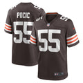 Cleveland Browns Ethan Pocic Brown Game Jersey