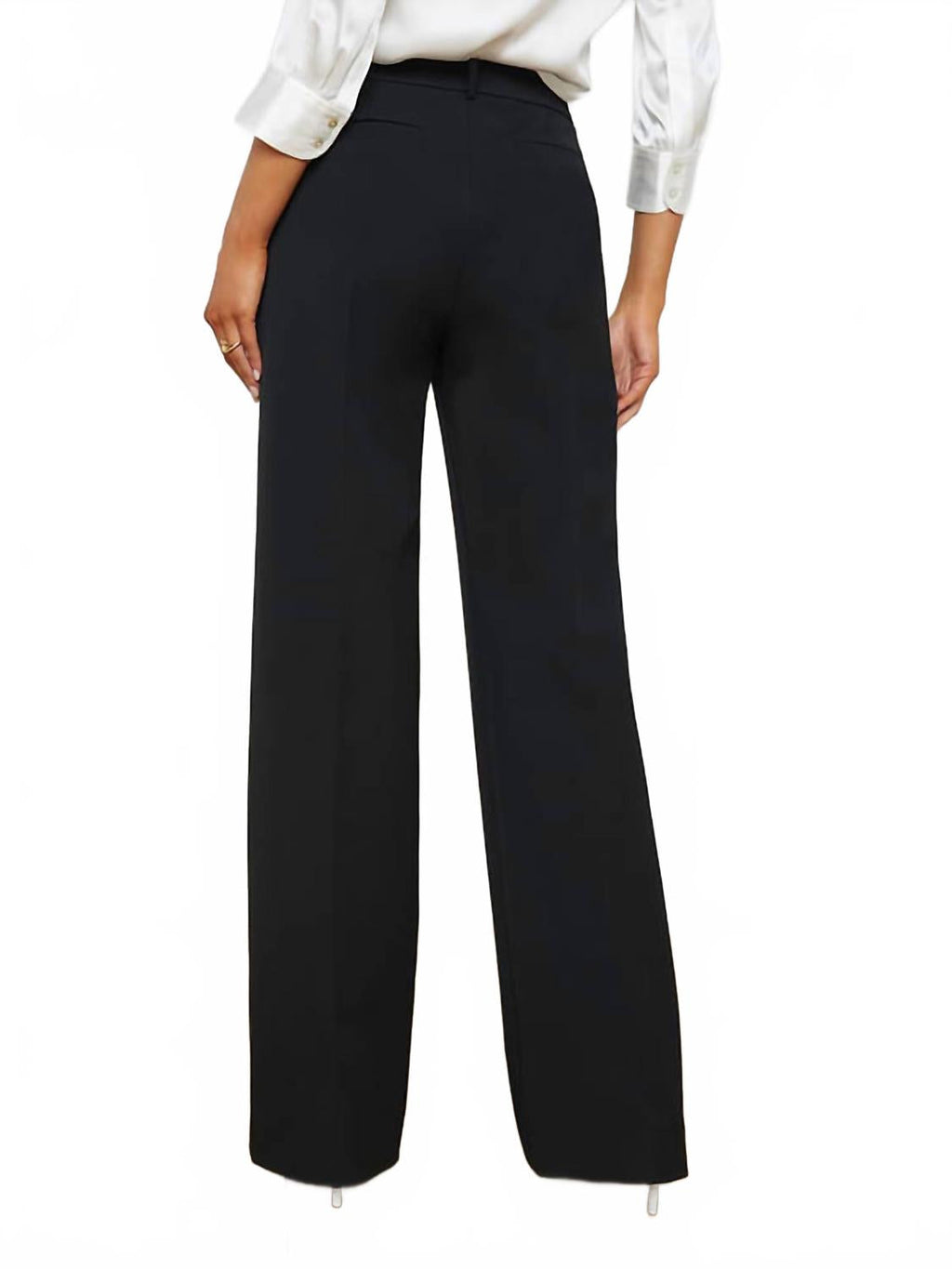 Livvy Straight Leg Trouser In Black