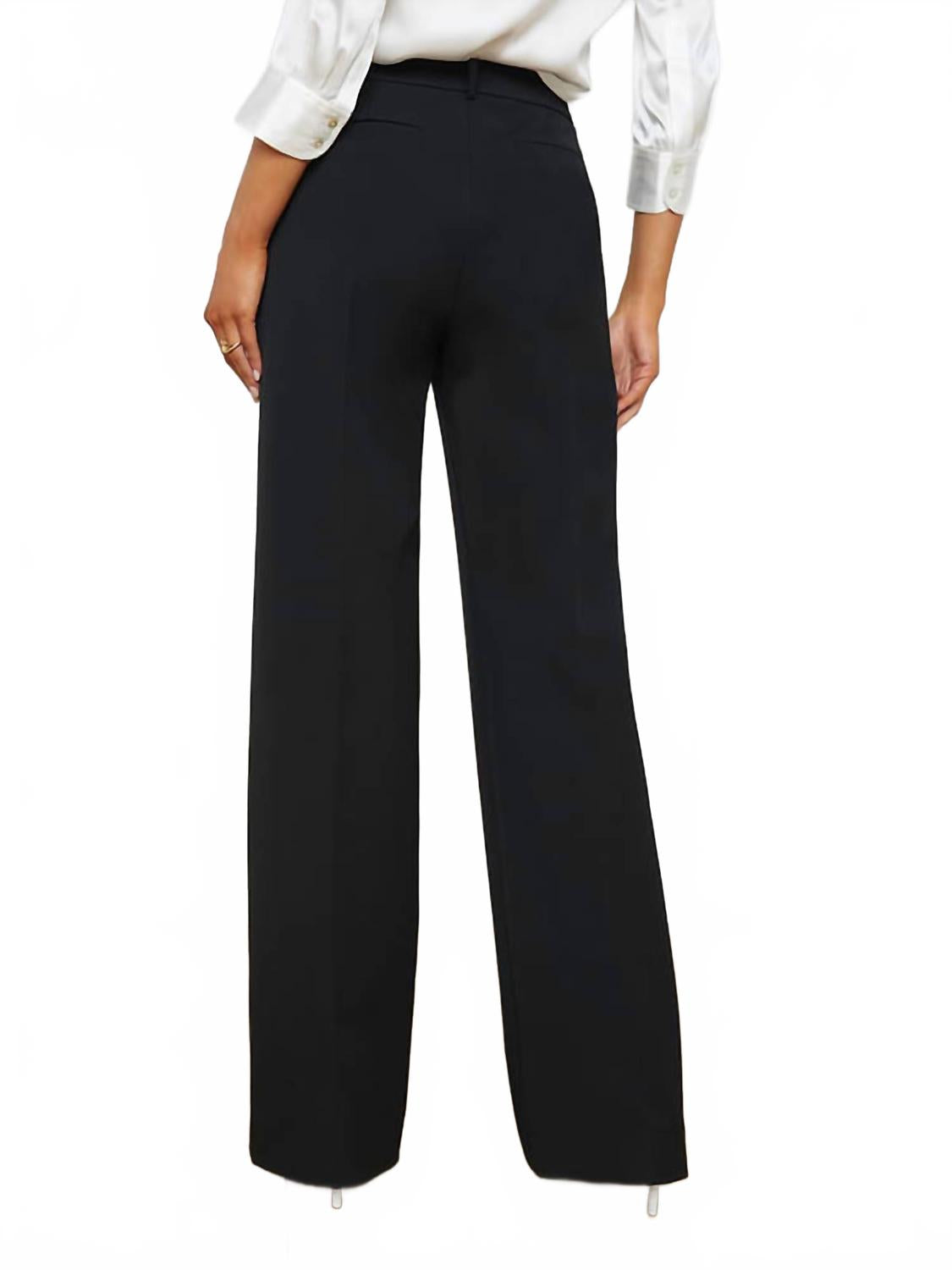 Livvy Straight Leg Trouser In Black