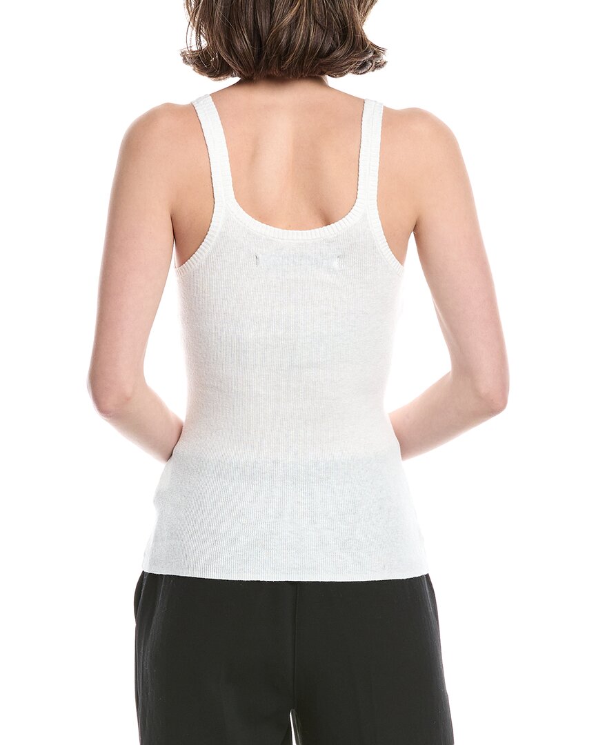 Enza Costa Knit Strappy Linen-Blend Tank