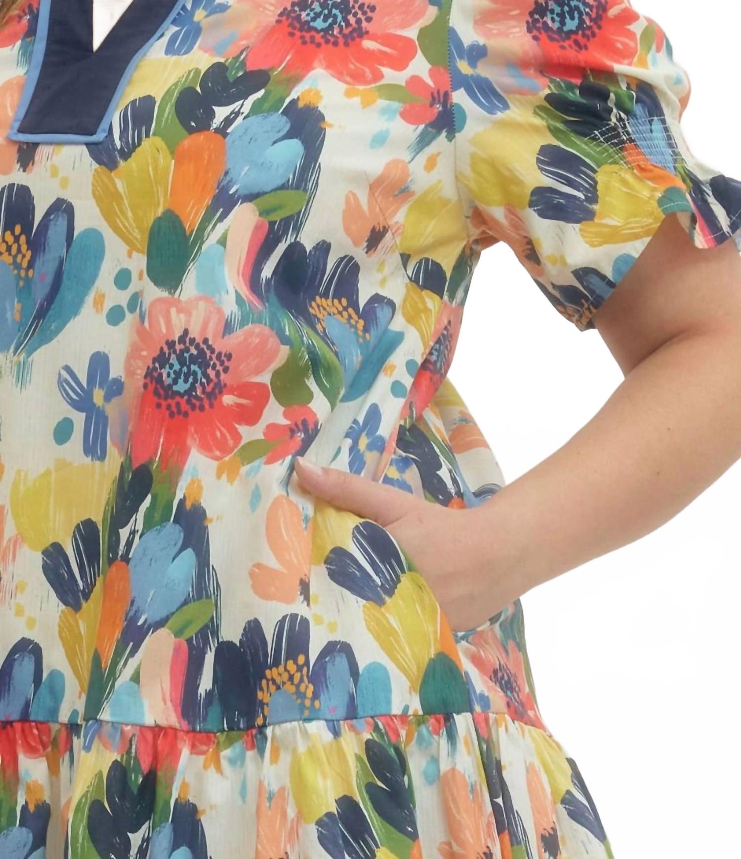 Looking For You Dress In Multicolor