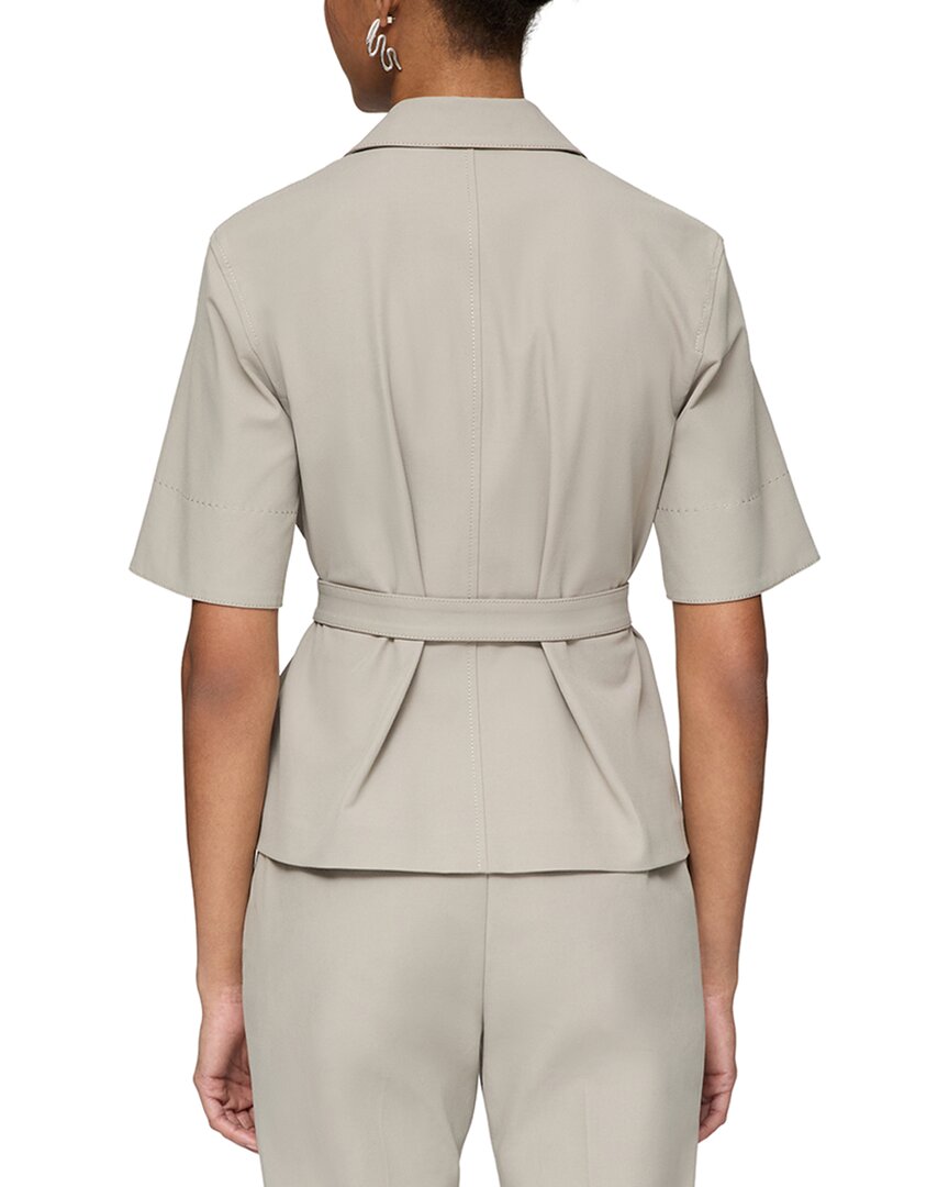 Lafayette 148 New York Petite Short Sleeve Jacket