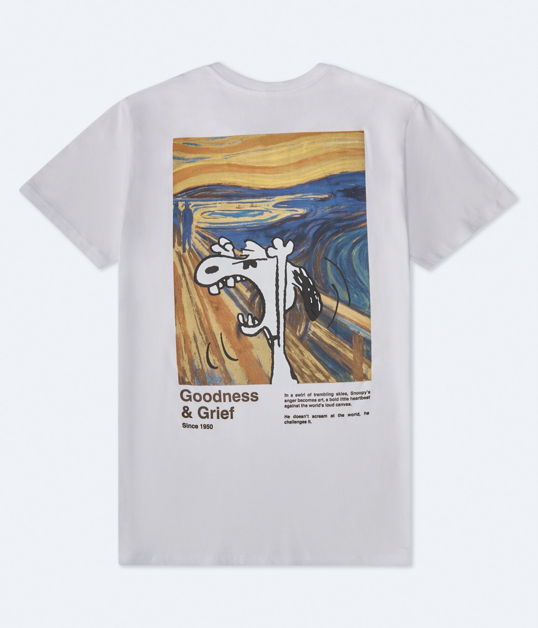 Aeropostale Snoopy The Scream Relaxed Graphic Tee
