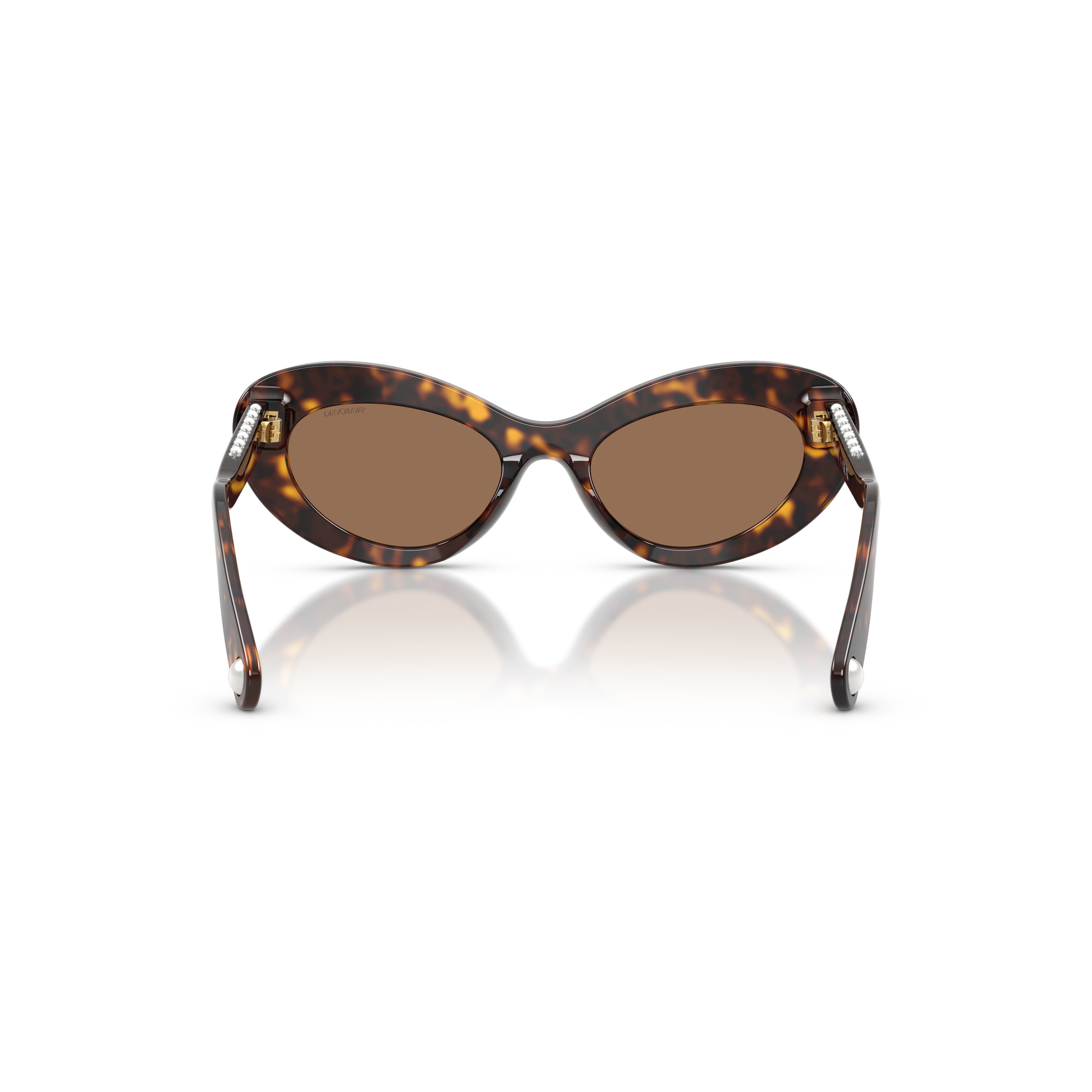 0Sk6061U Cat-Eye Sunglasses with Tortoiseshell Acetate Frame