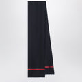 Gucci Midnight Blue Wool And Silk Stole Men