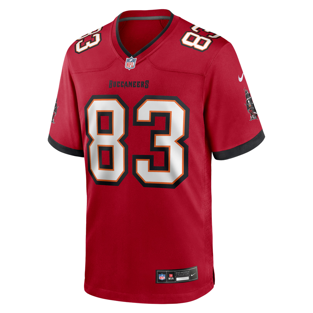 Tampa Bay Buccaneers Caden Prieskorn Red Team Game Jersey