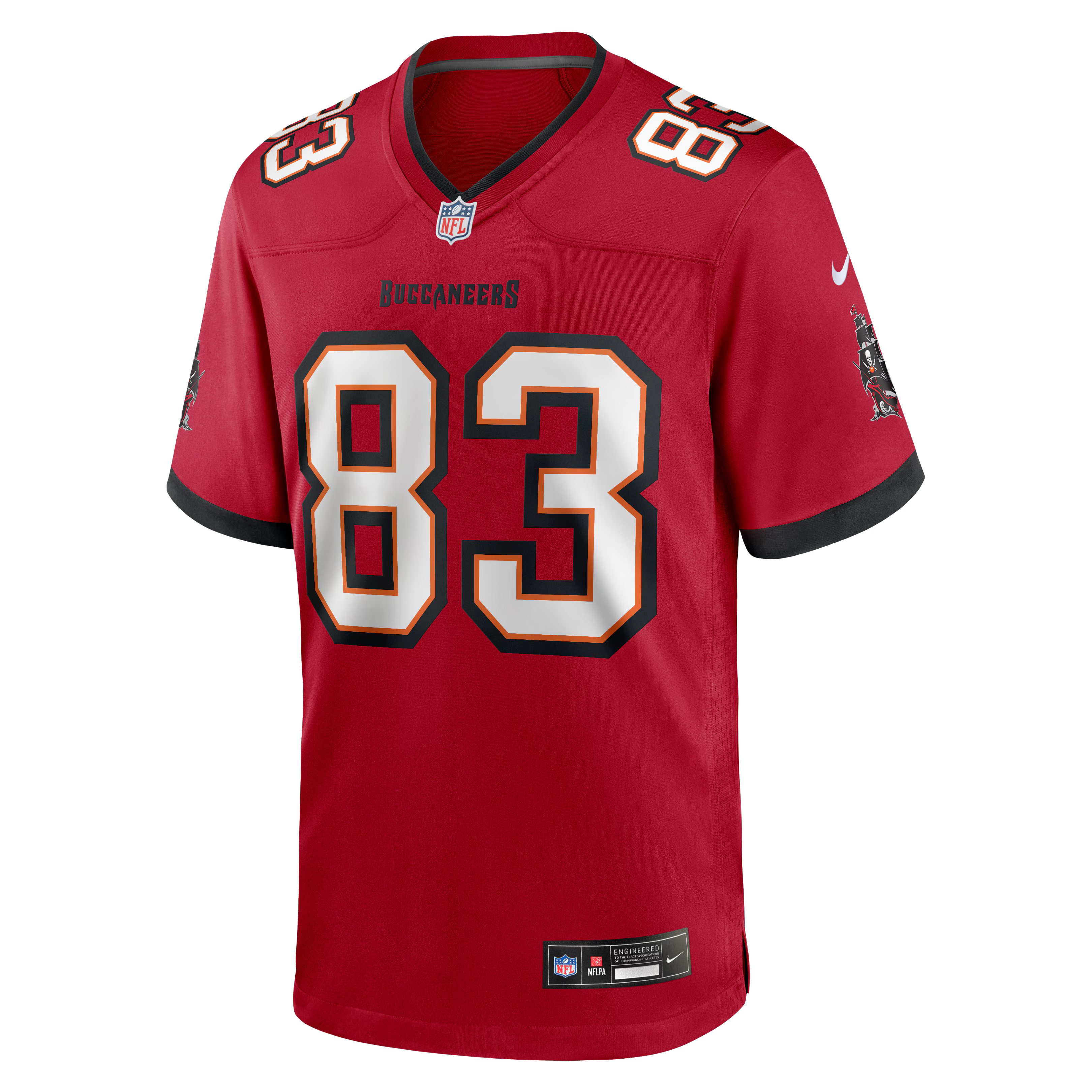 Tampa Bay Buccaneers Caden Prieskorn Red Team Game Jersey