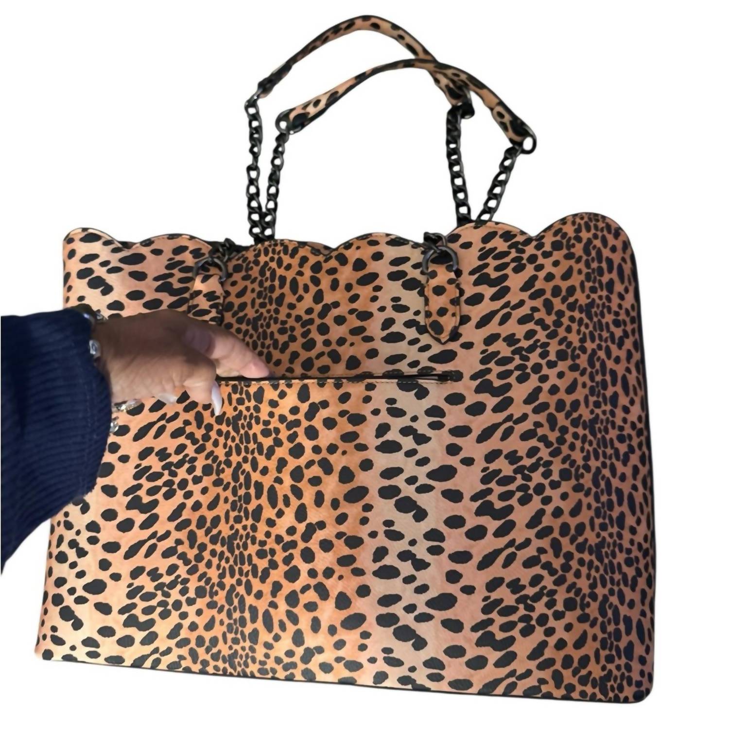 Women's Leopard Print Tote Bag In Multi