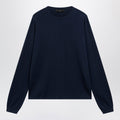 Gucci Ink Blue Silk And Cotton Sweater Men