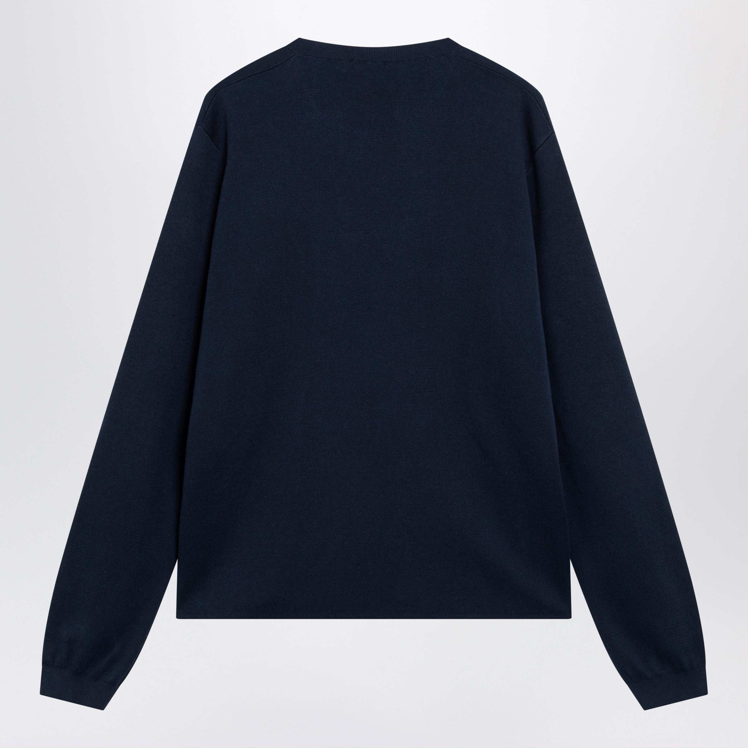 Gucci Ink Blue Silk And Cotton Sweater Men