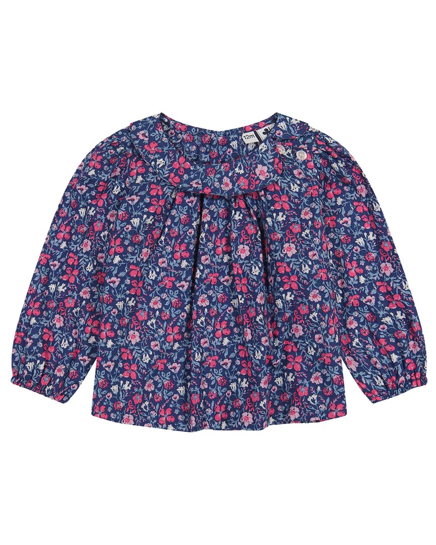 Busy Bees Sadie Side Peter Pan Collar Blouse
