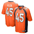 Christopher Allen Denver Broncos Nike Game   Jersey - Orange