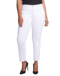 NYDJ Slim Optic White Ankle Crop Jean