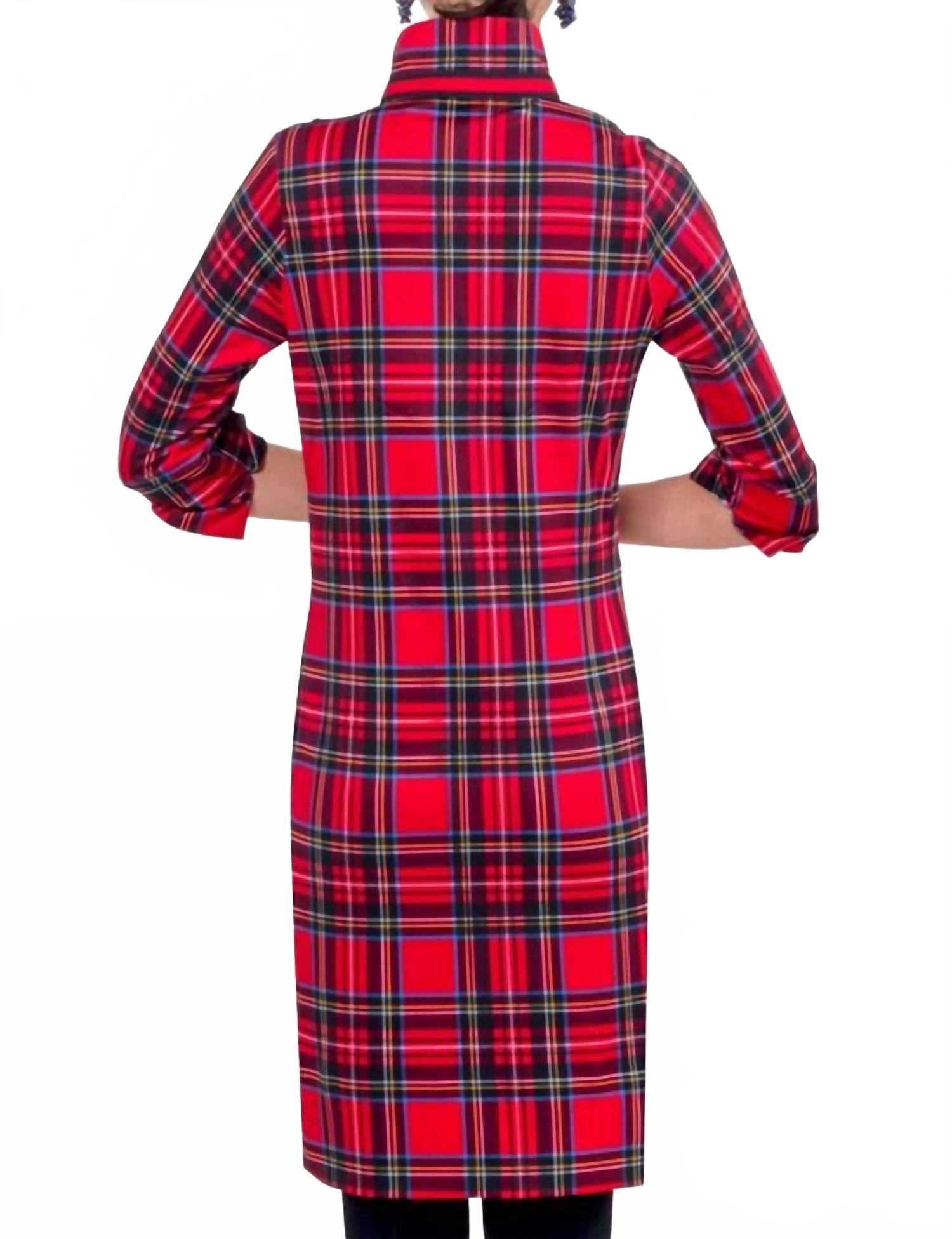 Duke Of York Everywhere Dress In Red Multi