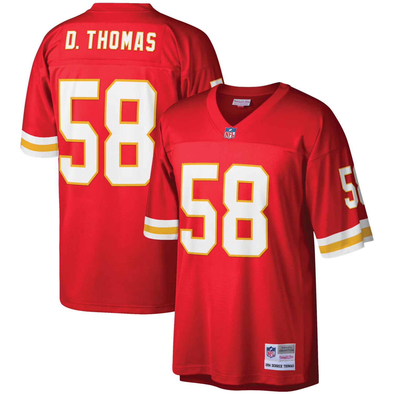 Kansas City Chiefs Derrick Thomas Mitchell & Ness Red Legacy Replica Jersey