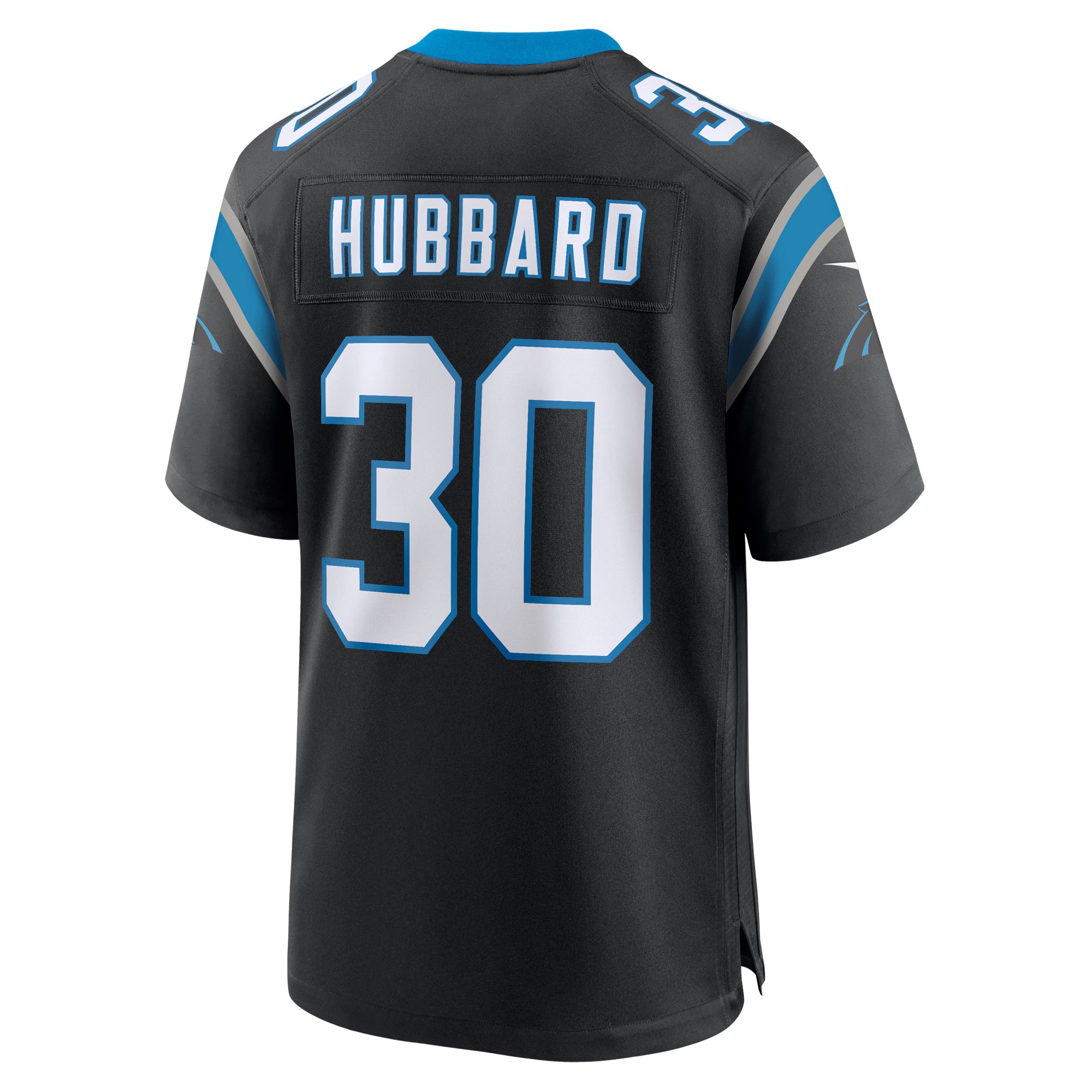 Carolina Panthers Chuba Hubbard Black Team Game Jersey