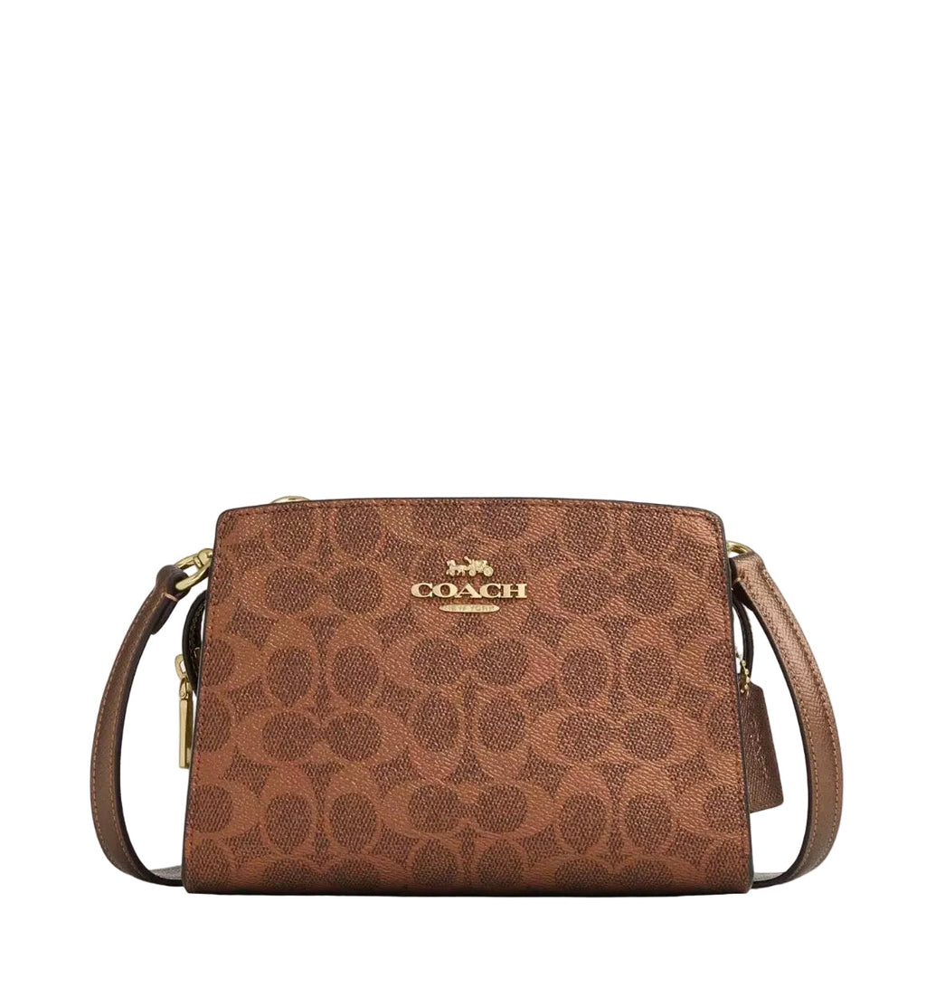 NWT Coach Gia Crossbody Bag In Signature Canvas