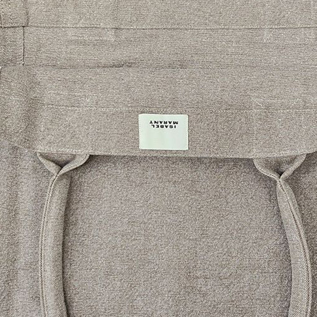 Yenky Logo Embroidered Shopper Bag Beige