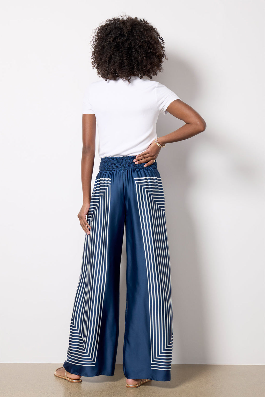 Women's Geo Satin Pants
