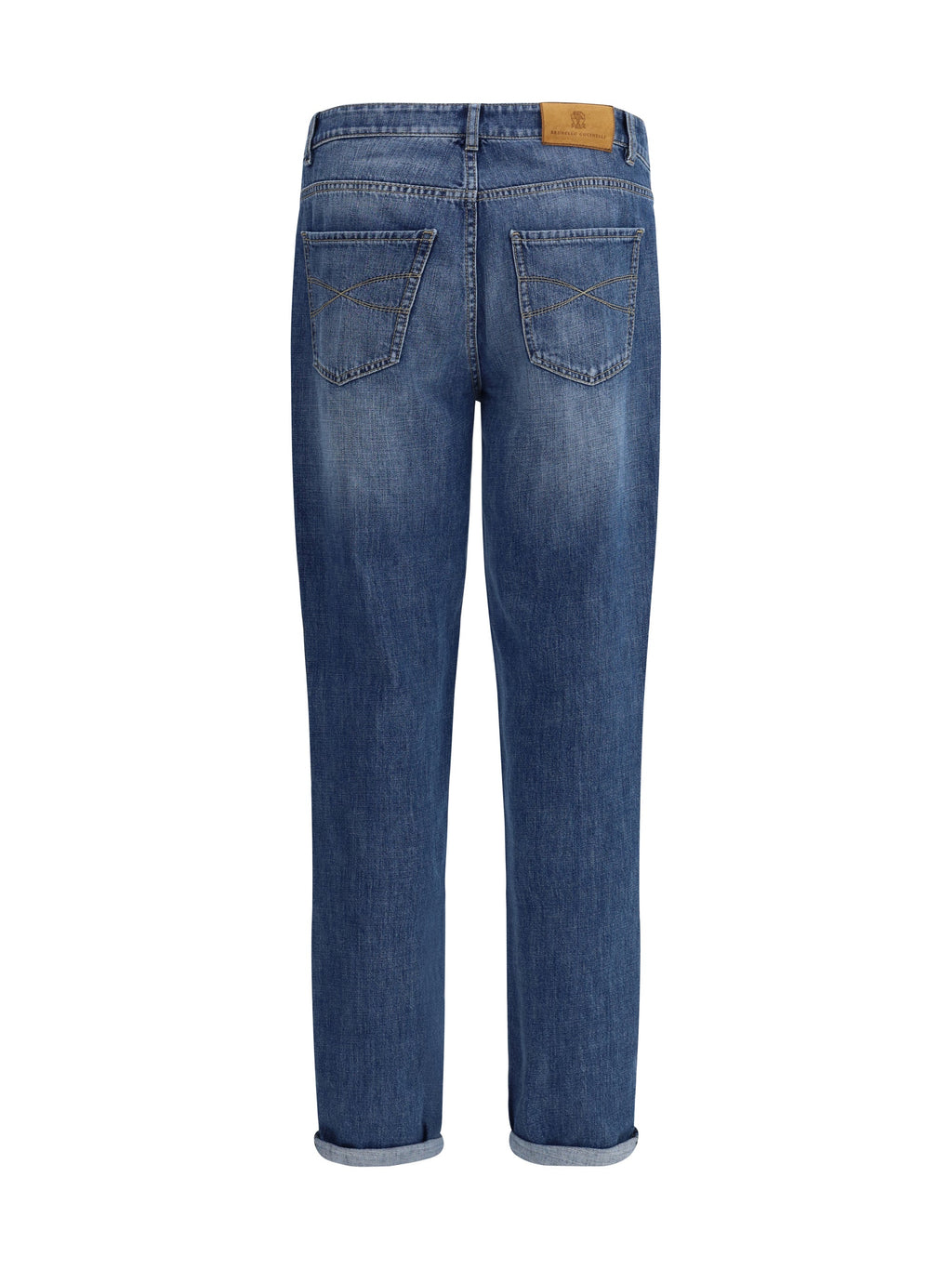 Brunello Cucinelli Men Cuffed Jeans