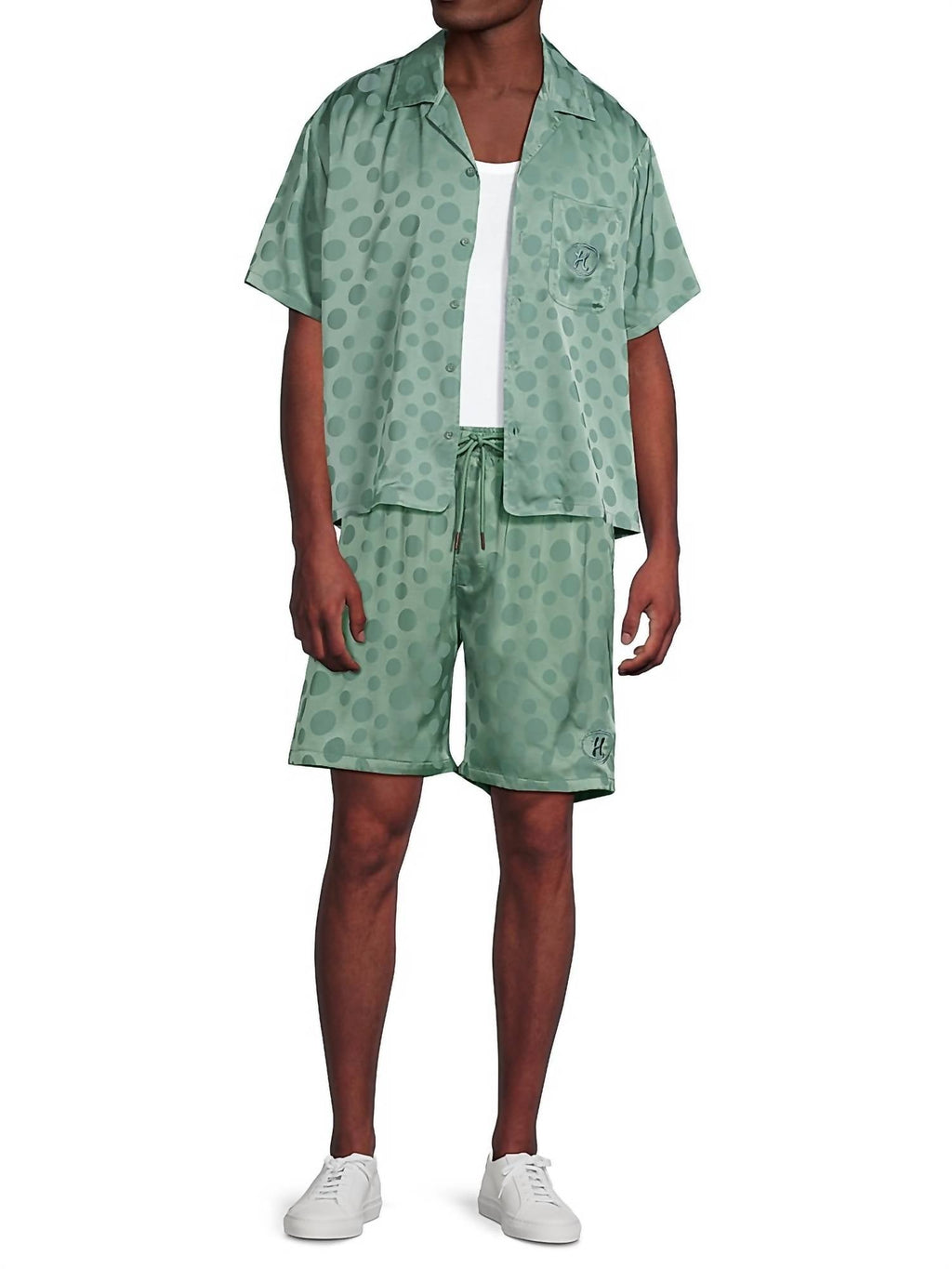 Polka Dot Short In Green