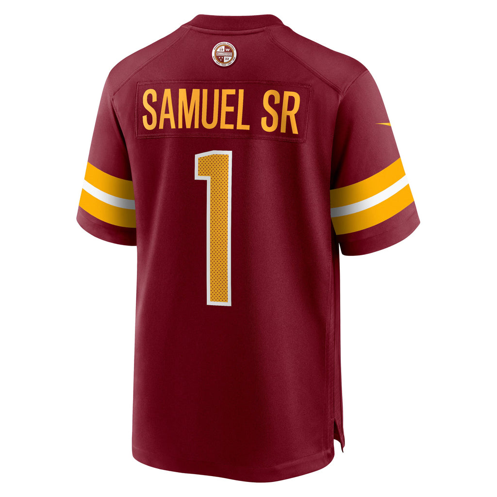 Washington Commanders Deebo Samuel Sr Burgundy Game Player Jersey